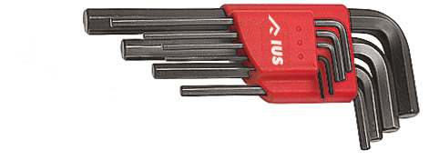 Set 9 chei pentru locas hexagonal, mm