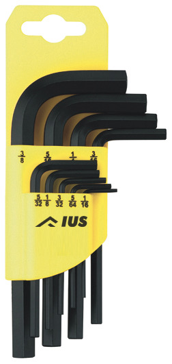 SET 10 CHEI PENTRU LOCAS HEXAGONAL, INCH