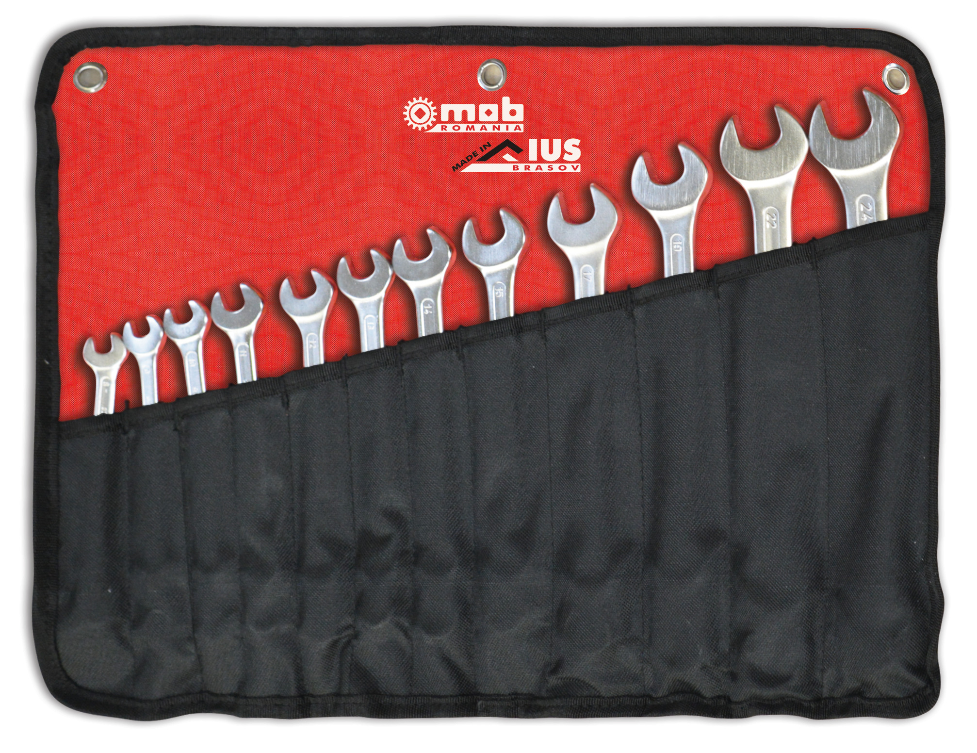 Set chei combinate, in husa textil