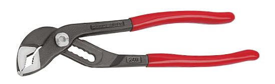 Cleste reglabil pentru tevi, articulatie suprapusa, manson PVC