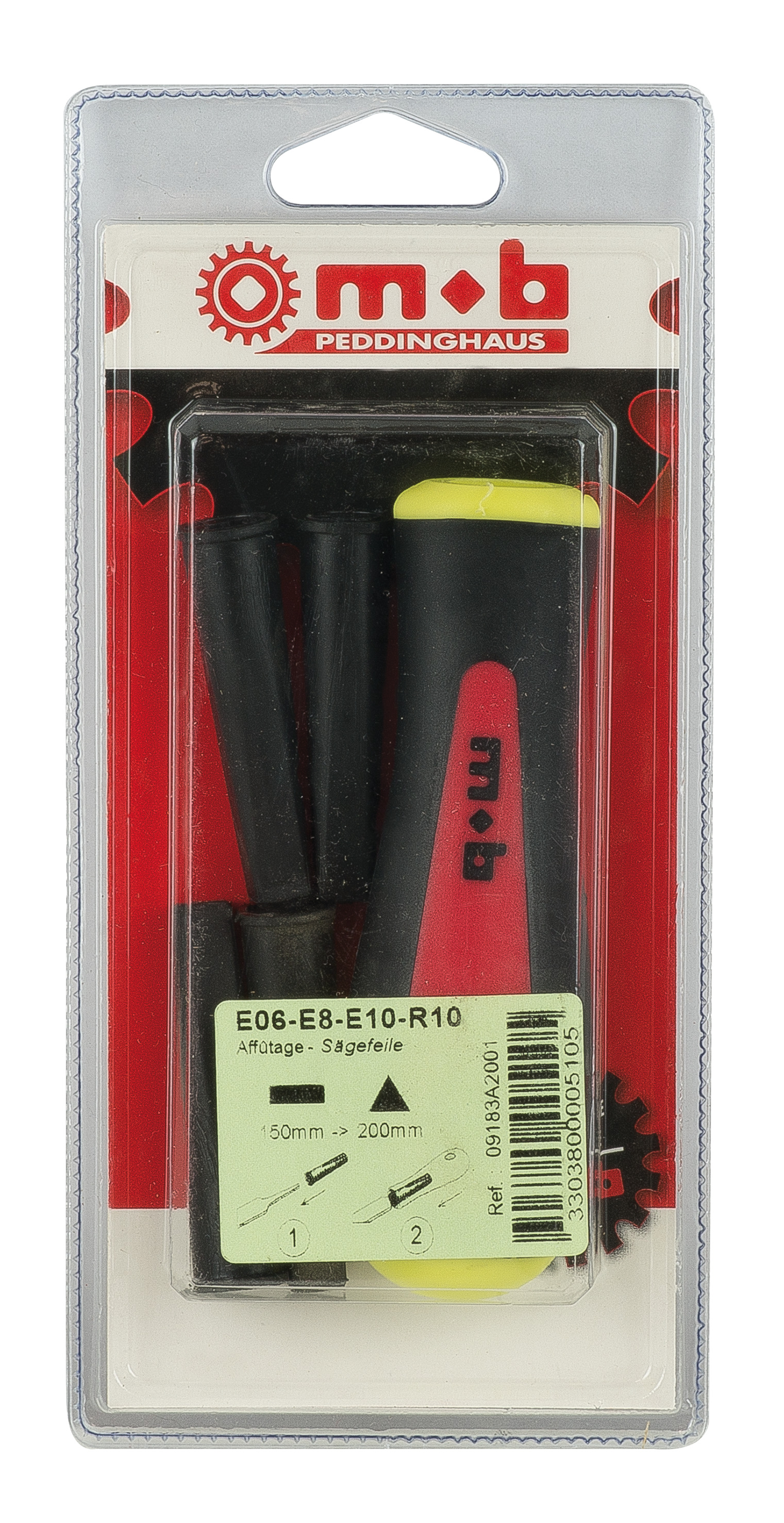 BI-MATERIAL HANDLE FOR SHARPENING FILES