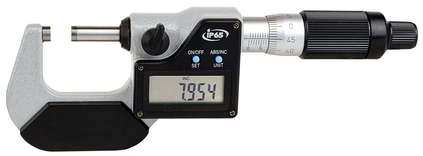 Micrometre digitale etanse IP65