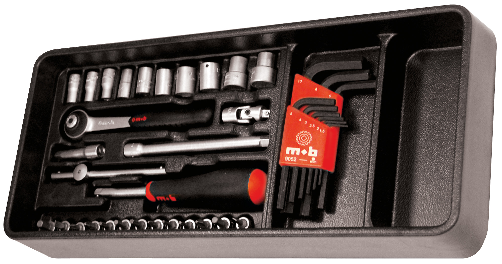 Modul PVC cu 38 capete tubulare accesorii 1/4 SH