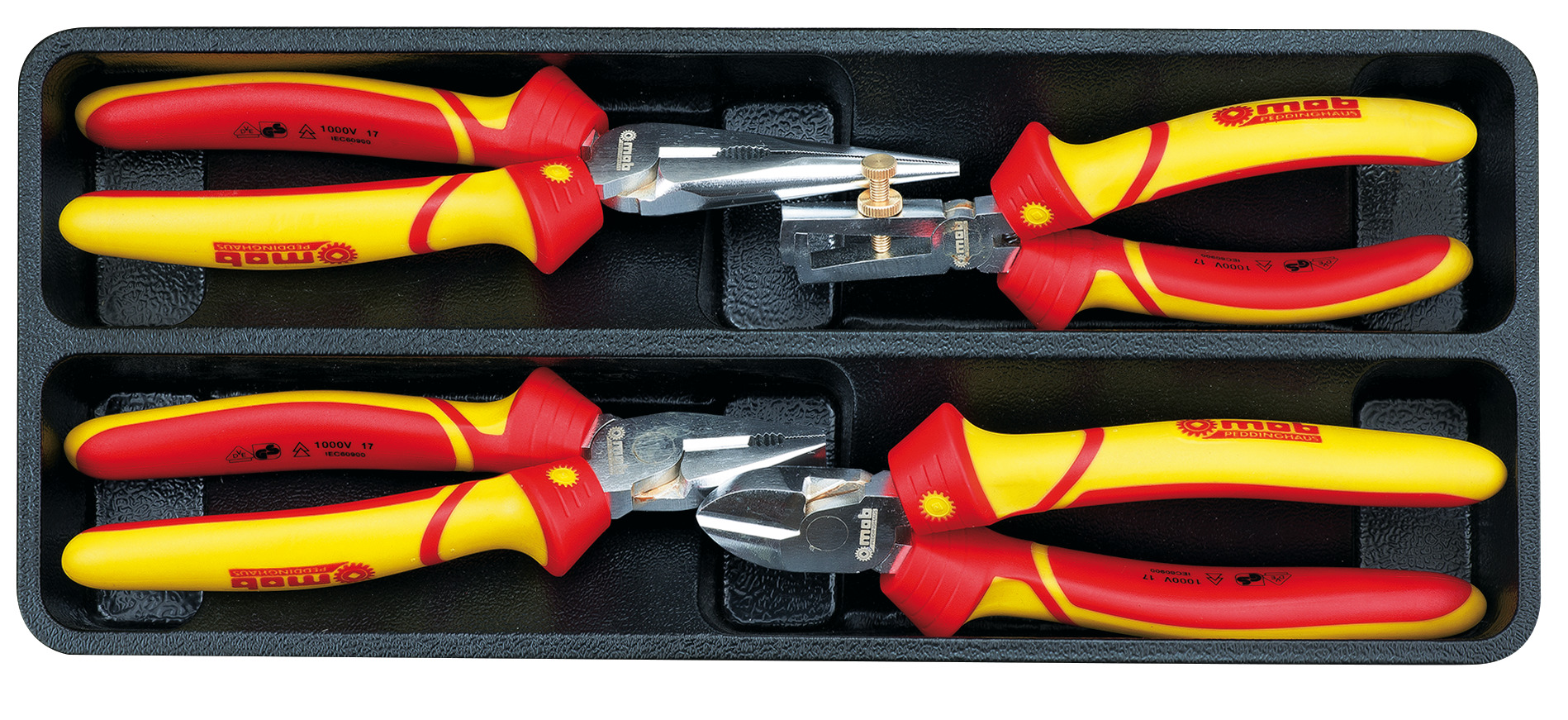 Modul PVC cu 4 clesti VDE 1000V manson bimaterial