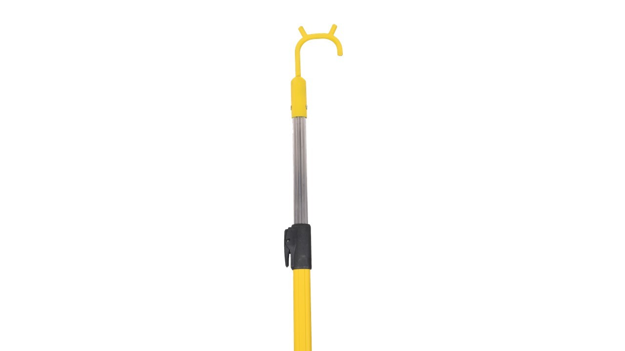 Carlig cu maner telescopic, nanovib