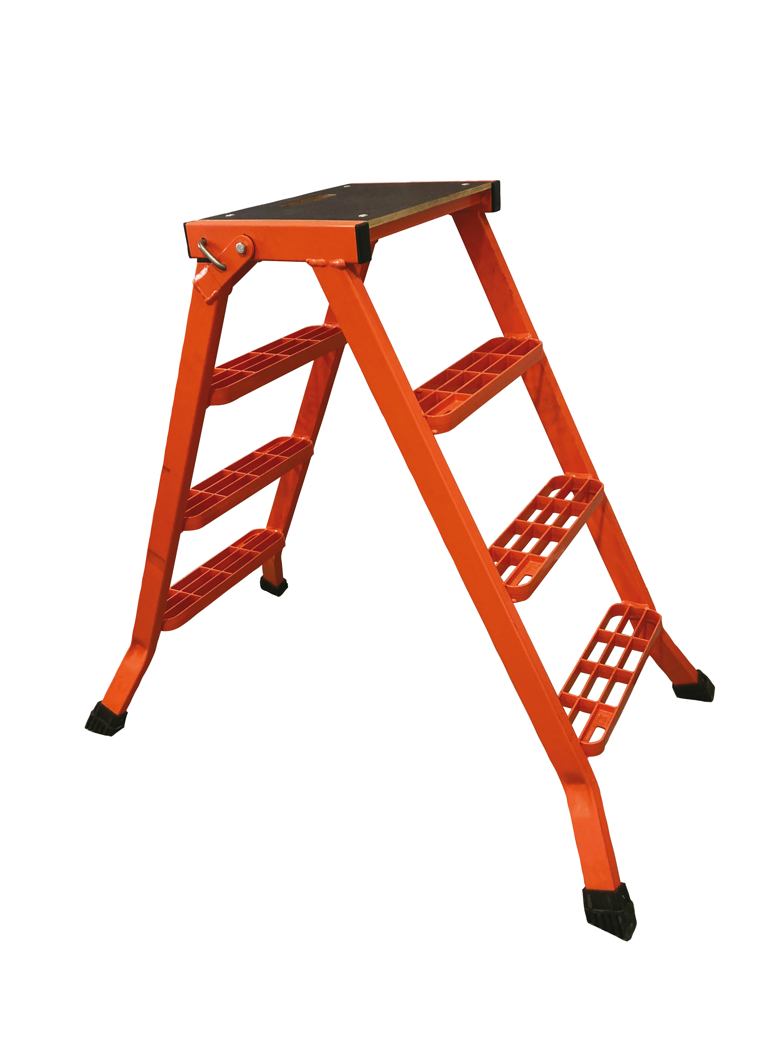 ALUMINIUM FOLDING STEP-STOOL - 90cm