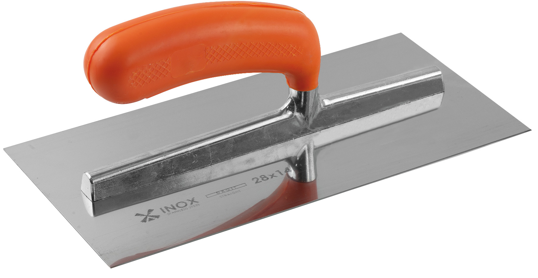 GLETIERĂ CU MONTURĂ DE ALUMINIU, LAMĂ INOX, MÂNER BANANĂ