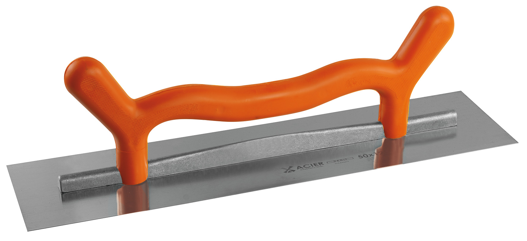 GLETIERĂ OȚEL NICHELAT, MÂNER DOUĂ MÂINI 2M