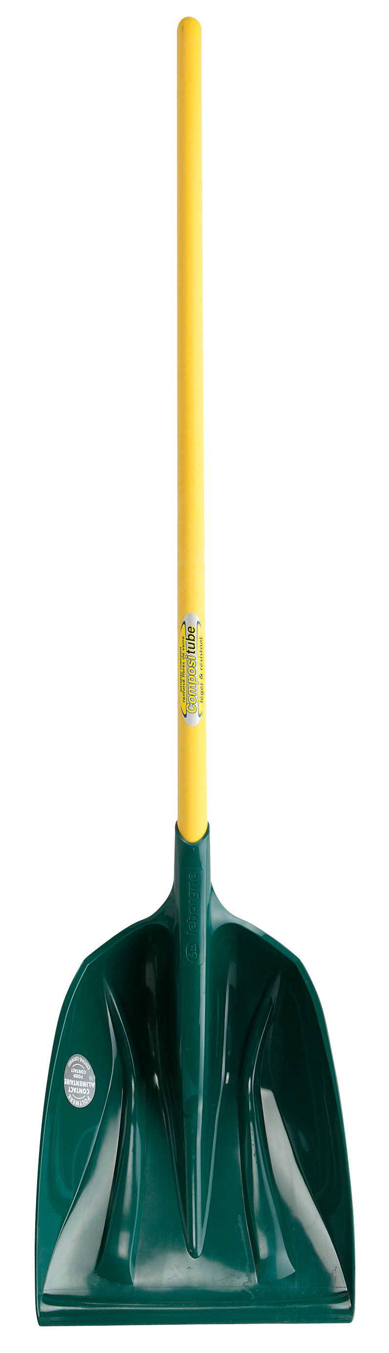 Polymer Vmax shovel, compositube 135 cm handle