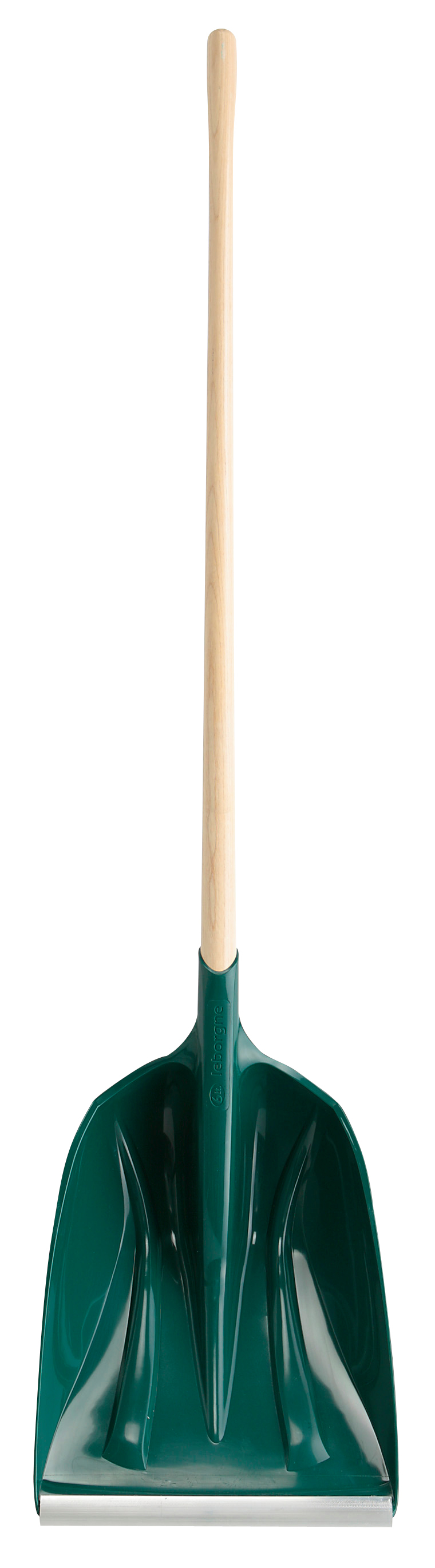 Polymer Vmax shovel with aluminium rim, 100% PEFC certified wooden 130 cm handle