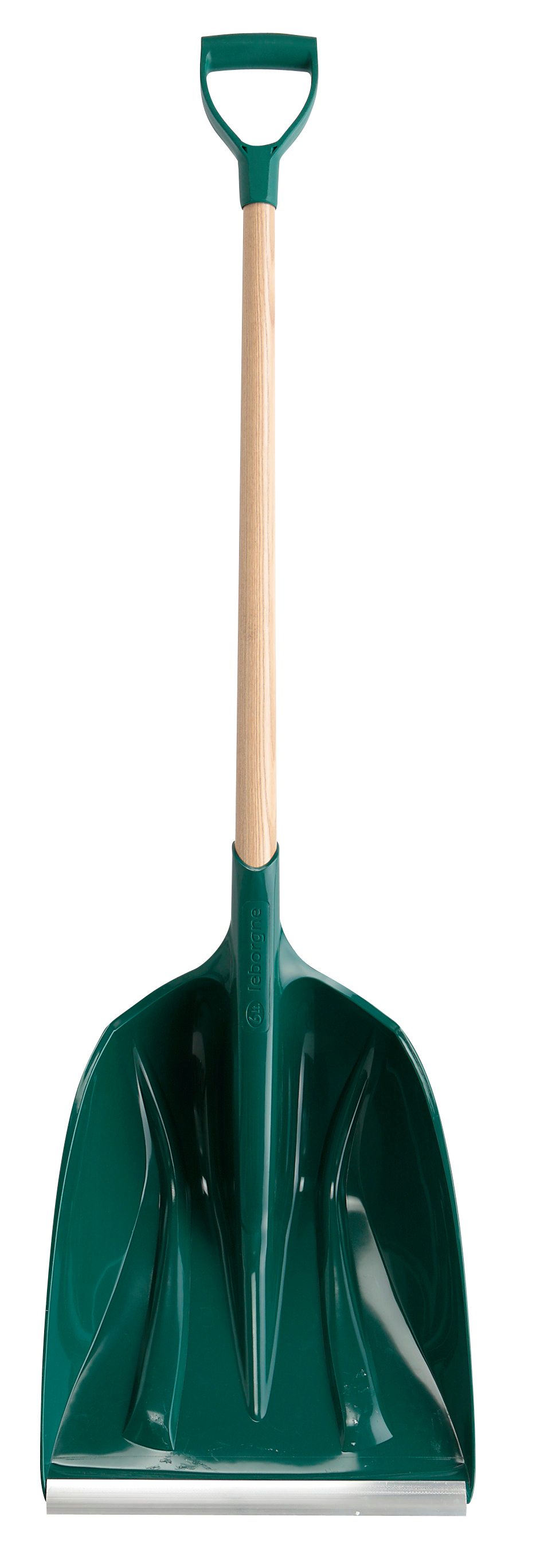 Polymer Vmax shovel with aluminium rim, 100% PEFC certified wooden 90 cm handle + plastic handle