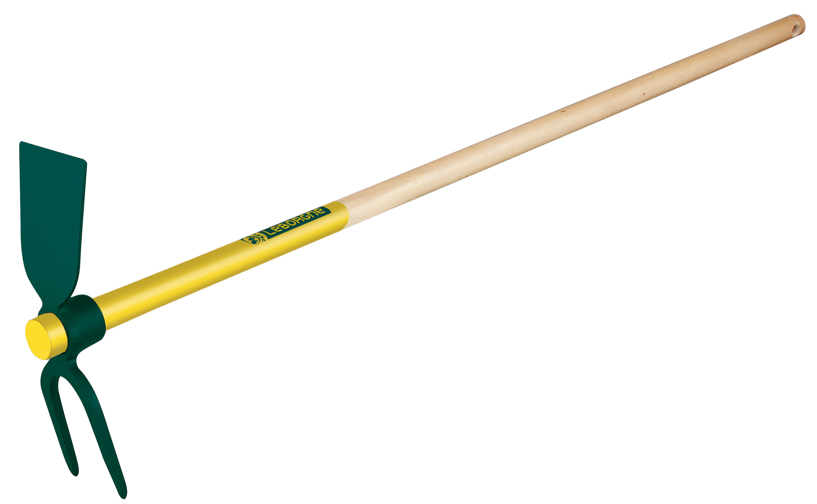 Forged combined hoes peen and fork, 100% PEFC certified wooden 110 cm handle