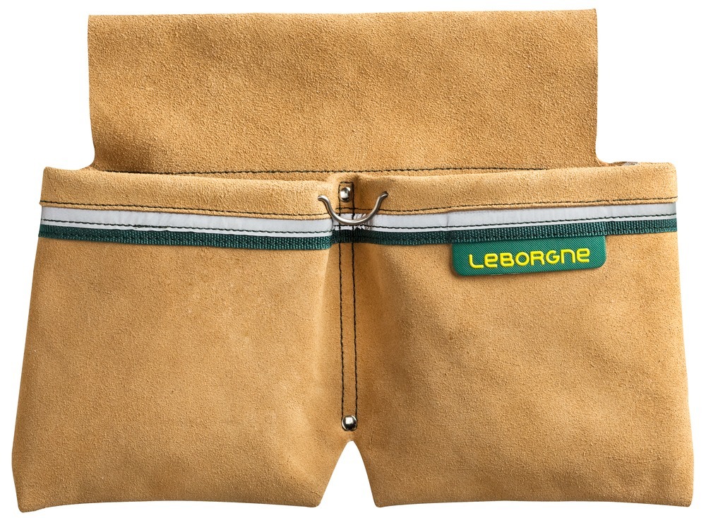 Batipro mason's double pouch with pliers holder and reflective strip