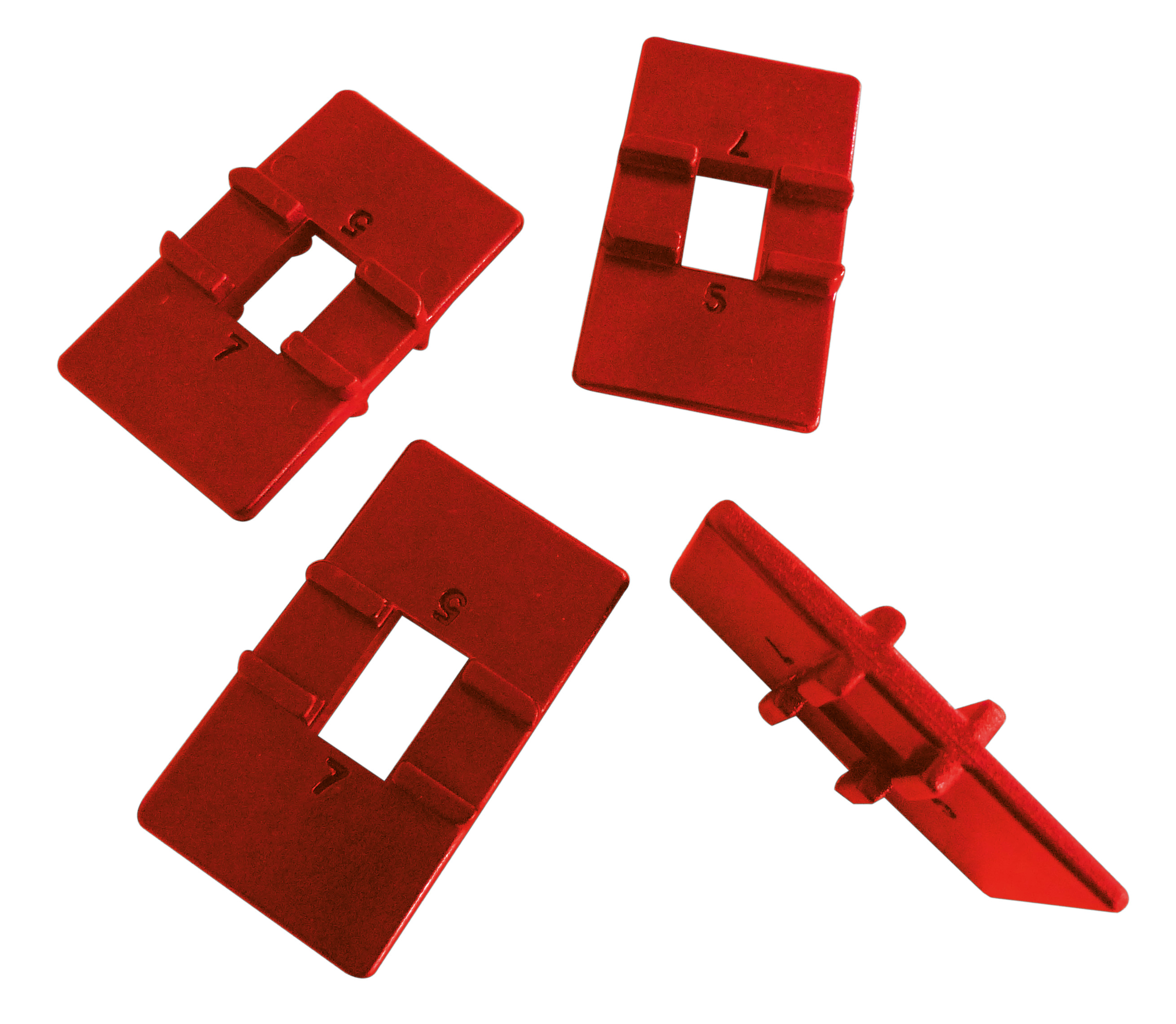 SET 4 DISTANȚIERE PENTRU DISPOZITIV FIXARE DUȘUMELE - 4/6MM 