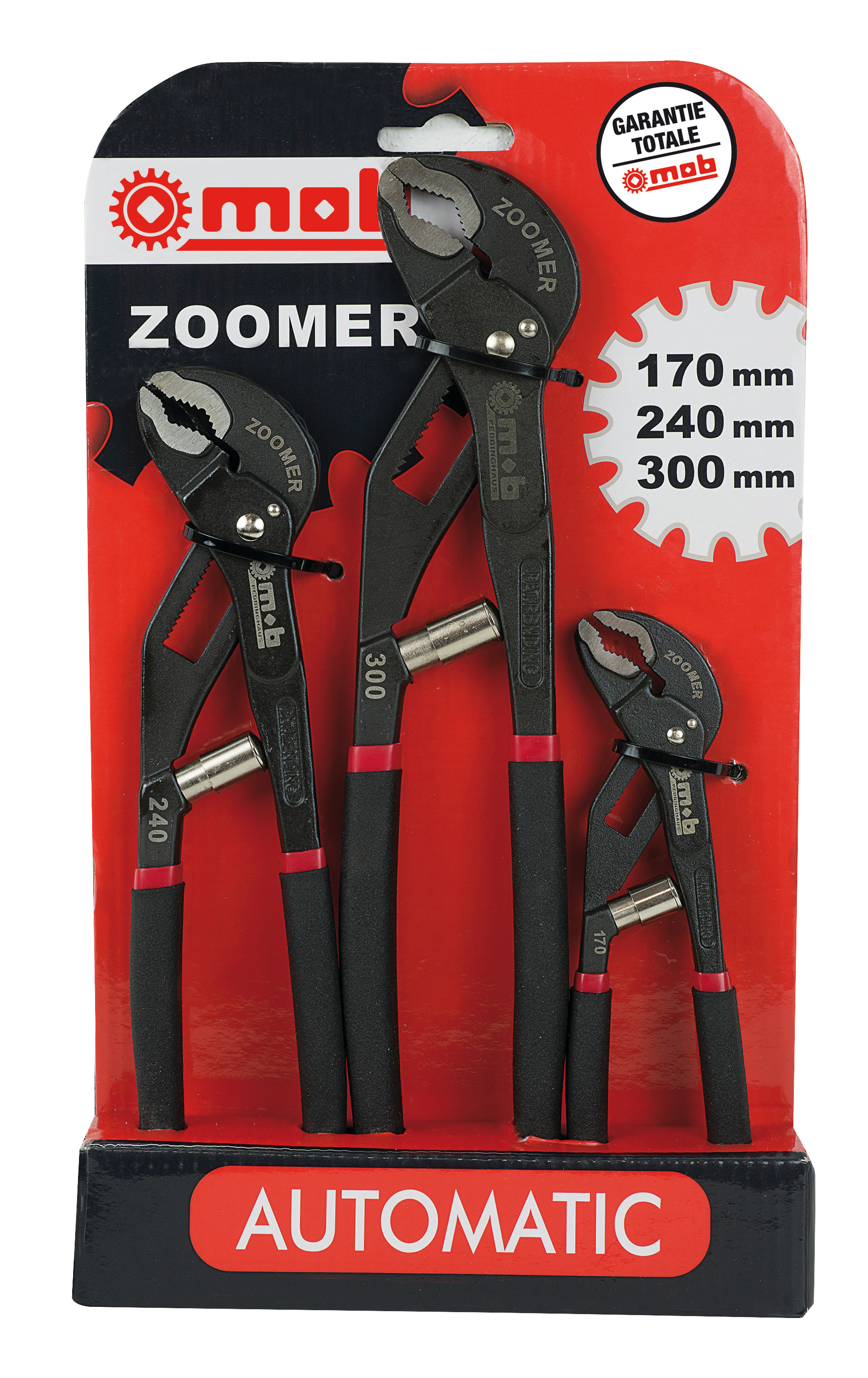 Set 3 clesti reglabili cu autoblocare AUTOMATIC ZOOMER