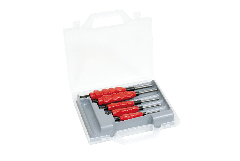Set 5 dornuri cu maner PVC