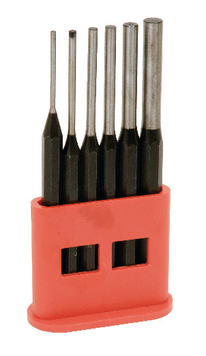 Set 6 dornuri brunate, in suport PVC