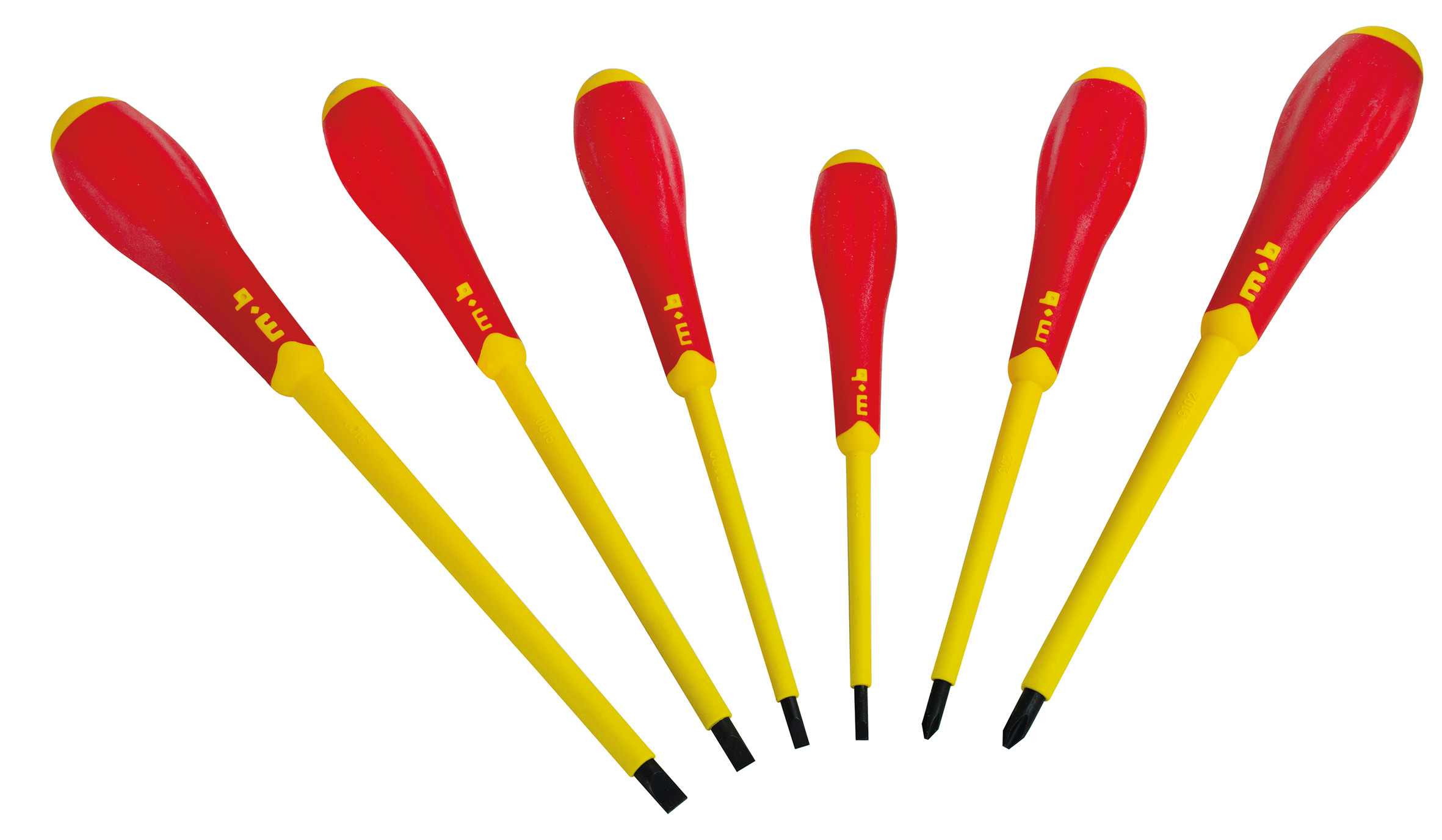 Set 6 surubelnite VDE 1000 V pentru electricieni