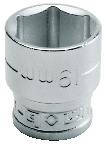 Cap cheie tubulara cu simplu hexagon 3/8 - SH