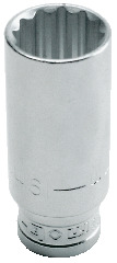 Cap cheie tubulara lunga cu dublu hexagon 3/8 - DH