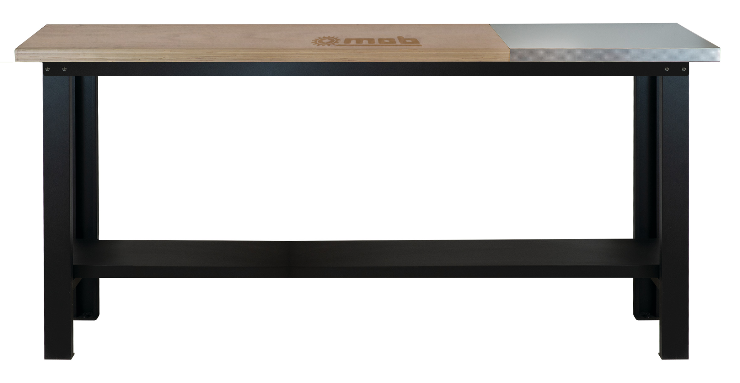 Banc fix simplu TSG2 - 2000x600 mm cu placa inox