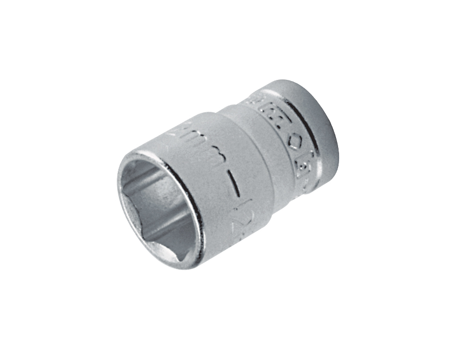 Cap cheie tubulara cu simplu hexagon 1/4 - SH mm