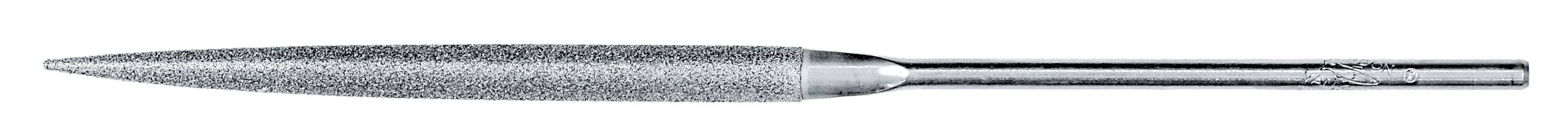 Pila AC diamantata semirotunda