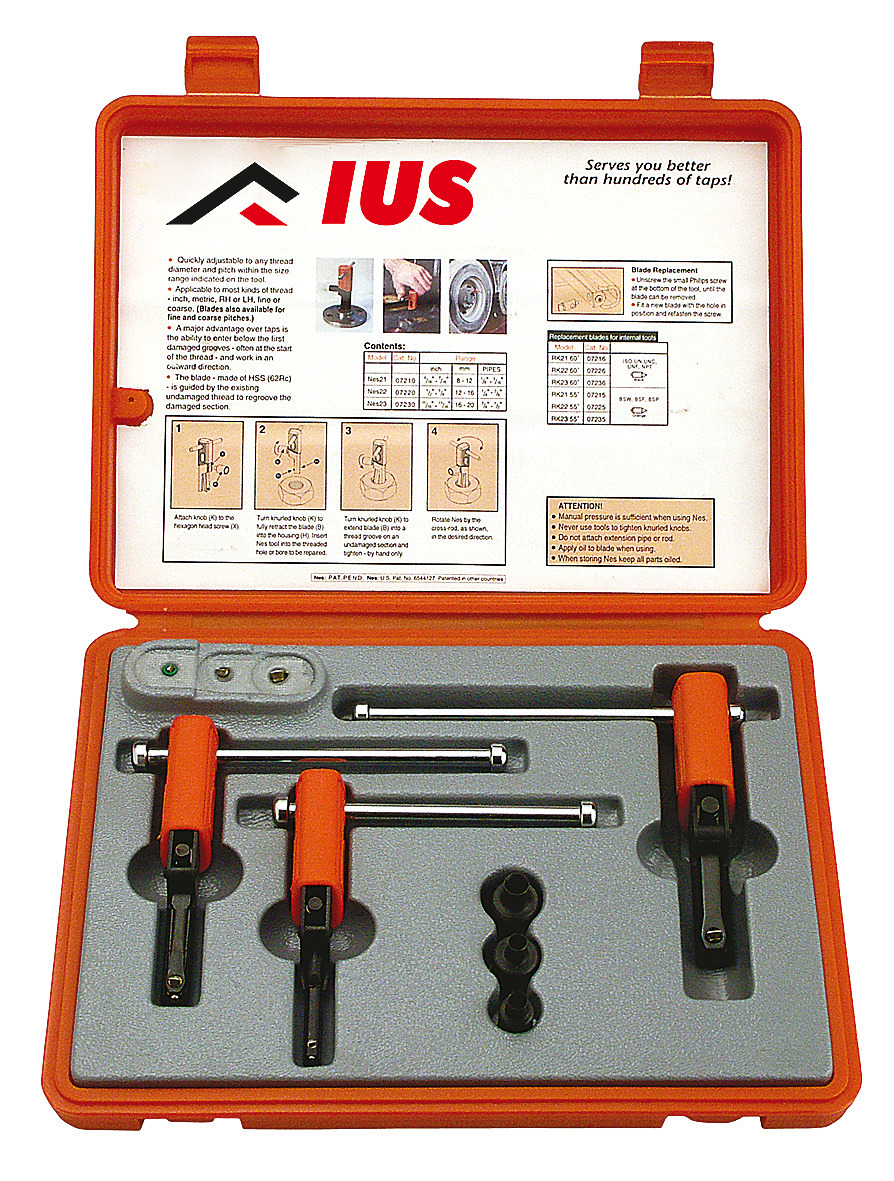 Set dispozitive pentru reparat filete interior IUS1007